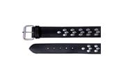 Hund - Trixie Active collar with studs leather L–XL: 55–65 cm/40 mm black - TX1839