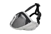 Hund - Trixie Muzzle for short-nosed breeds polyester S–M short grey - TX17626