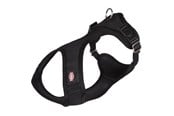 Hund - Trixie Comfort Soft touring harness XXS–XS: 28–40 cm/15 mm black - TX16251