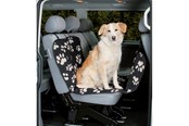 Hund - Trixie Car cover narrow also for front seat 0.65 × 1.45 m black/beige - TX13235