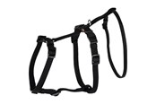 Hund - Trixie Panic Harness Stay M–L: 50–75 cm/20 mm black - TX13093