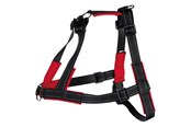 Hund - Trixie Lead'n'Walk Soft training harness S–M: 45–70 cm/25 mm black - TX13055