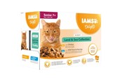 Katt - Iams Delights Senior Land & Sea Collection in Gravy 12x85g - I590102