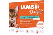 Katt - Iams Cat Adult Land collection in Gravy  12x85g - I560102