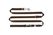 Hund - Curli Adjustable leash nylon 200x1.5 cm braun - H82167