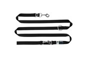 Hund - Curli Adjustable leash nylon 200x2 black - H82162