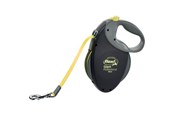 Hund - Flexi - Leash Giant L 10M Tape Black/Neon Yellow Max 50Kg - (600.7786) - H7922S