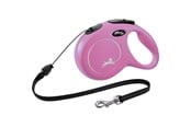 Hund - Flexi New Classic M Cord 8 m (Pink) - H7844P