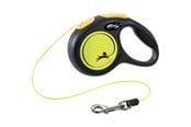 Hund - Flexi New Neon yellow leash XS 3M 8KG - H7826