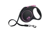 Hund - Flexi Black Design M leash 5 m 25 kg pink - H78015P