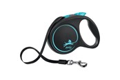 Hund - Flexi Black Design M leash 5 m 25 kg blue - H78015L