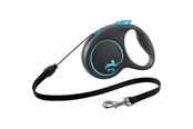 Hund - Flexi Black Design M leash 5 m 20 kg blue - H78013L