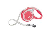 Hund - Flexi New Comfort XS Tape Leash 3m 12kg Red - H78006R