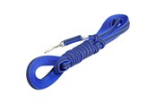 Hund - Julius-K9 C&G - Super-grip leash.blue/grey.14mm/10m.with handle.max 30kg - H668259