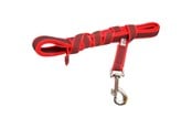 Hund - Julius-K9 C&G - Super-grip leash red/grey 20mm/3.0m without handle - H661724