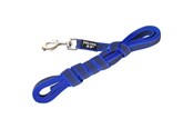 Hund - Julius-K9 C&G - Super-grip leash blue/grey 20mm/10.0m with handle - H658526