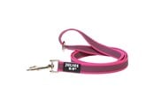 Hund - Julius-K9 C&G - Super-grip leash rosa/grey 20mm/2.0m with handle - H650186