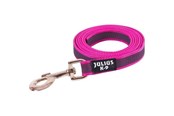 Hund - Julius-K9 C&G - Super-grip leash rosa/grey 20mm/2.0m without handle - H650124