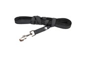 Hund - Julius-K9 C&G - Super-grip leash black/grey 20mm/5.0m with handle - H614645