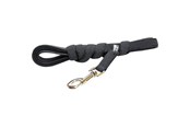 Hund - Julius-K9 Super-grip leash black/grey 14mm/3m with handle - H614591