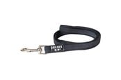 Hund - Julius-K9 Super-grip leash black/grey 14mm/1m with handle - H614577