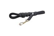 Hund - Julius-K9 C&G - Super-grip leash black/grey 14mm/3m without handle - H601690