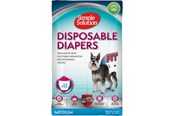 Hund - Simple Solution Disposable Diapers Female Medium (12-Pack) - H05849