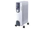 Varme- & Kjøleapparat - Gripo Oil radiator 2000W with 9 ribs and timer, Grey - 5704587036609