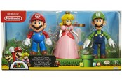 Lekesett - Jakks Super Mario 4 Inch Mushroom Kingdom Figure Set - 64511-4L