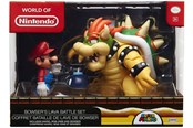 Lekesett - Jakks Super Mario 4 Inch Mario vs. Bowser Figure Set - 64512-4L