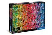 Puslespill - Clementoni 1000 pcs. High Quality Collection Collage Colorboom - 39595