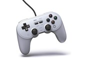 Spill - Tilbehør - 8BitDo Pro2 Wired Gamepad for Switch and Windows - Grey - Controller - Nintendo Switch - 6922621501824