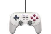 Spill - Tilbehør - 8BitDo Pro 2 Wired Controller for Switch and Windows - G Glassic Edition - Grey - Controller - Nintendo Switch - 6922621501817