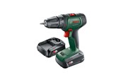 Skru/Bormaskin - Bosch Universal Drill 18V Cordless Impact Driver + 2X1.5AH - 06039D4002