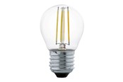 LED-lyspære - EGLO LED-lyspære G45 Mini ball 4W/827 350 lumen clear E27 - 110006