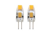 LED-lyspære - EGLO LED-lyspære 1.2W/827 100 lumen dimmable 2-pack G4 - 110158