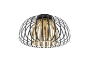 Lamper - EGLO ENCINITOS ceiling lamp black/gold - 99664