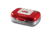 Brødrister - Ariete Brødrister Party Time 3-in-1 Sandwich & Cookies Red - 00C197200AR0