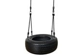 Utendørsleker - Nordic Play Tyre swing with black ropes Active - 805-418