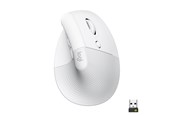 Mus - Logitech Lift Right Vertical - White - Ergonomisk mus - Optisk - 6 - Hvit - 910-006475