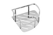 Baderomstilbehør - Pressalit corner shelf polished stainless steel - Q10420