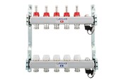 Gulvvarme - Salus Floor heating manifold 8 slings with flowmeter - GVM-F 8