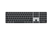 Tastatur - Apple Magic Keyboard with Touch ID and Numeric Keypad for Mac models with silicon - Black Keys - US English - Tastatur - US English - Sølv - MMMR3LB/A