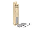 Dokkingstasjon - Club 3D USB Gen1 Type-C 9-in-1 hub - docking station - USB-C - VGA HDMI - GigE - CSV-1594