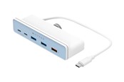 USB-hub - Hyper Drive HD34A6 - Hub - 5 x SuperSpeed USB 3.0 - clamp-mountable USB-hub - 4 porter - Blå - HD34A6