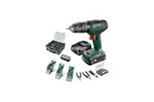 Skru/Bormaskin - Bosch Universal Impact 18V + SystemBox 1.5/2.5AH M/46AC - 06039D4108