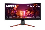 Skjerm - 34" BenQ Mobiuz EX3410R - 3440x1440 - 144Hz - VA - USB HUB - 9H.LKKLA.TBE