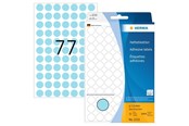 Papir, Fotopapir & Etiketter - HERMA 2233 Multi-purpose labels / colour dots Ø 13 mm round blue permanent adhesion for hand lettering - 2233