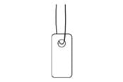 Papir, Fotopapir & Etiketter - HERMA Strung marking tags - name badge labels - 1000 label(s) - 7 x 15 mm - 125527