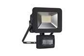 Lamper - Gripo Floodlight LED 20W with Quick Connector and sensor, Black - 5711804019970